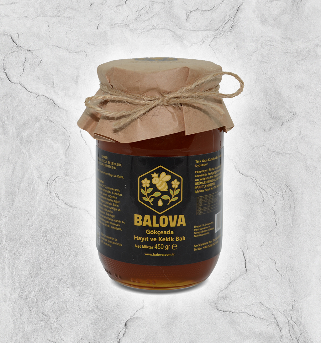 Gökçeada Hayıt & Kekik Balı 450 Gr